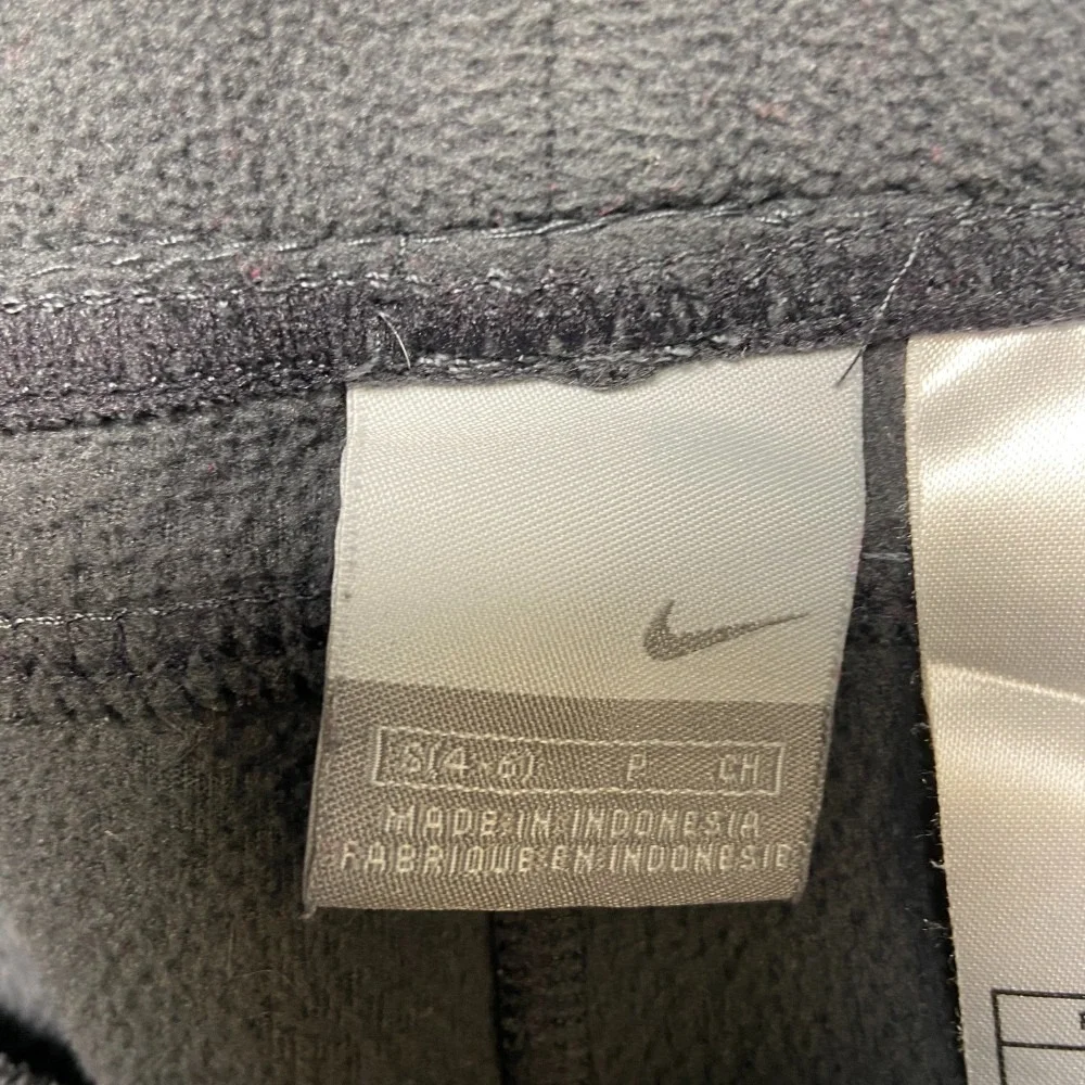 Nike Sweatpants Girls Small 4-6 Black Elastic Waist Running Performance Winter